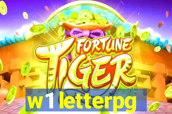 w1 letterpg